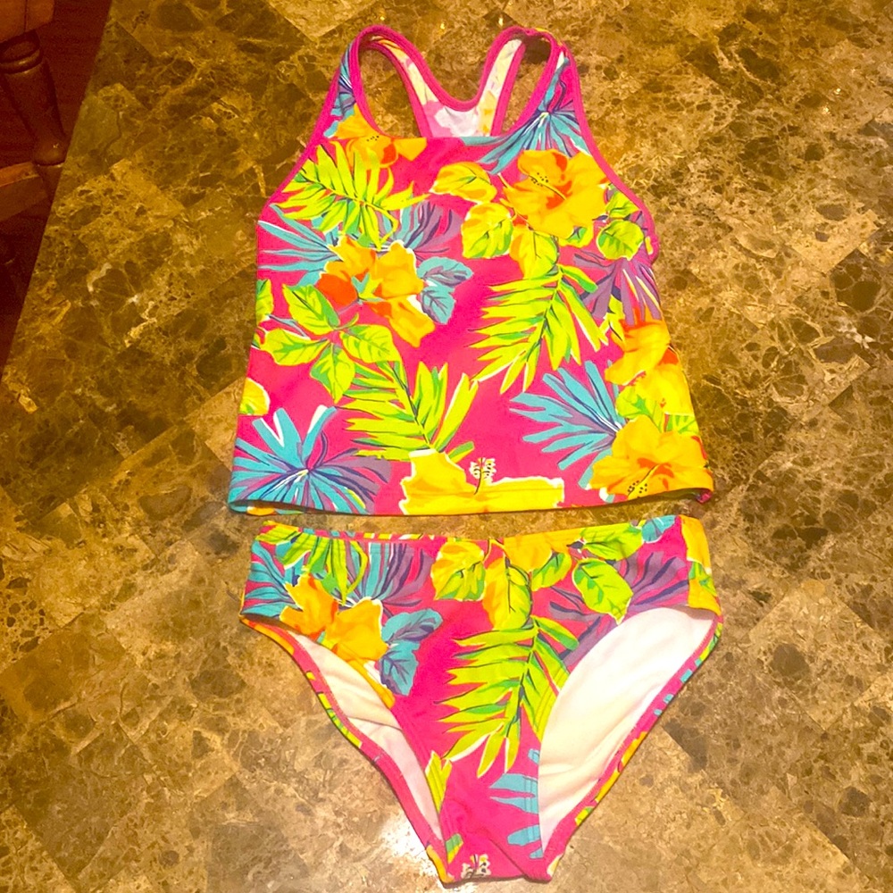 Size 12 Girls Speedo Tankini
